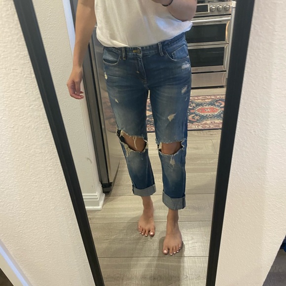 Distressed Zara boyfriend jeans - 26 - Picture 3 of 6